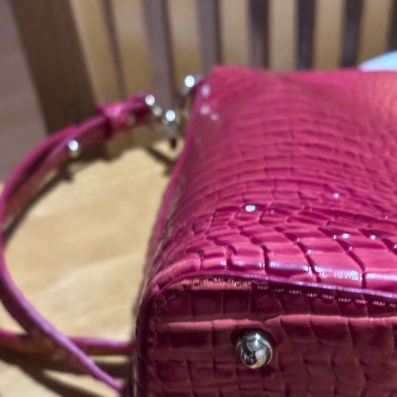 Brahmin Large Duxberry Satchel. Passion Fruit Melbourne. Orig. dust bag. 14x12x5 - Picture 7 of 13